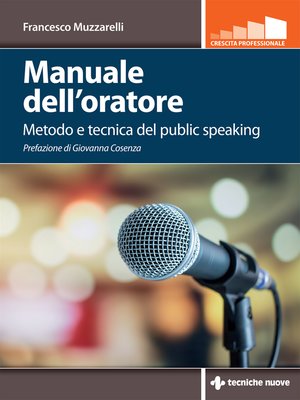 cover image of Manuale dell'oratore